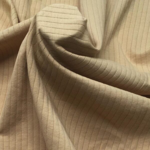 Breathable Stripe Cotton Elastic Knitting Fabric for Underwear - Image 3