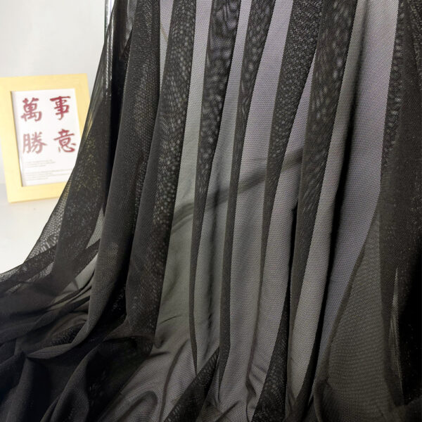 125GSM Polyester Glossy Stretchable Powermesh Fabric - Image 6