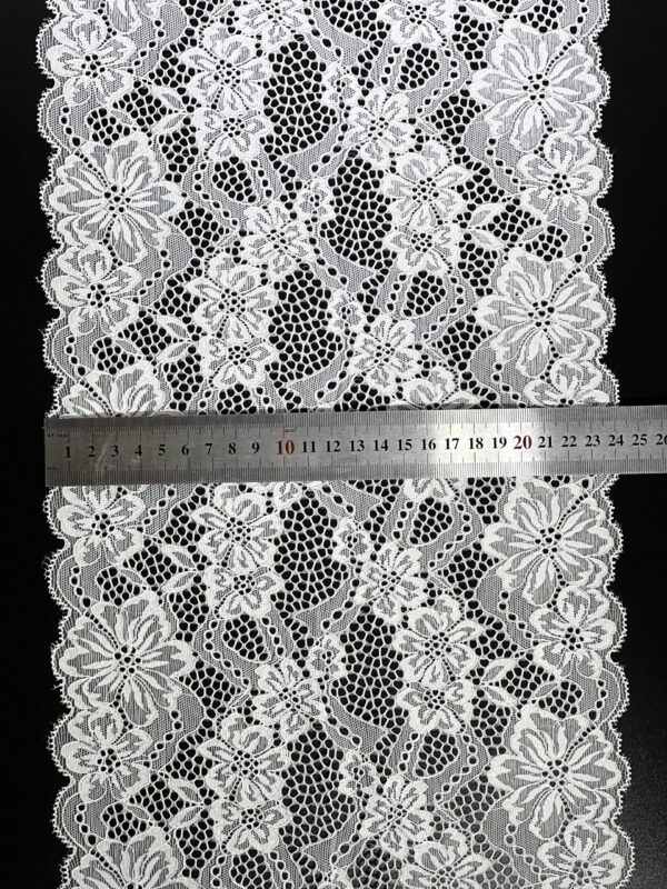 Luxury White Bridal Lace Net Fabrics - Image 2