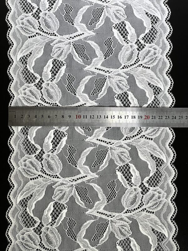 Elastic Lace Trim Fabric - Image 2