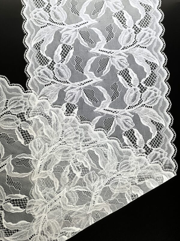 Elastic Lace Trim Fabric - Image 3