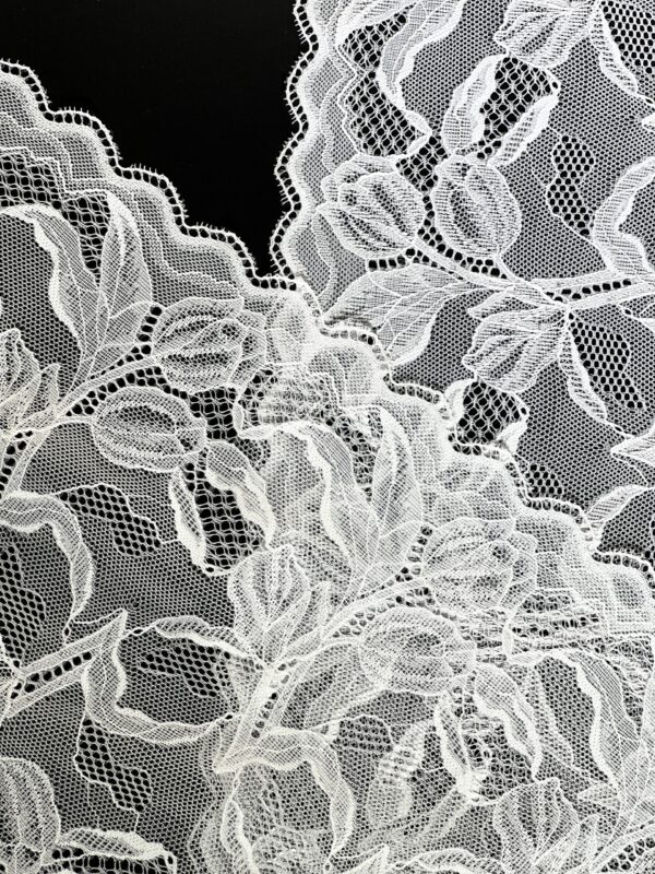 Elastic Lace Trim Fabric - Image 4