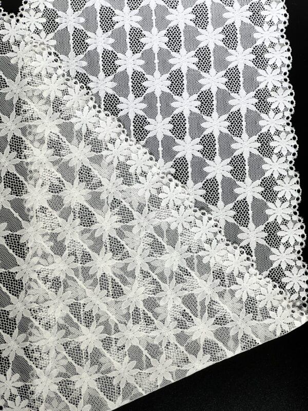 25cm Wide Jacquard Lace Trimming - Image 3