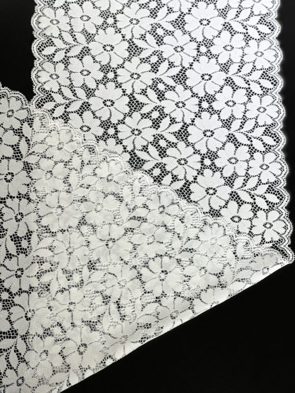 Embroidery Nylon Elastic Lingerie Lace Fabric - Image 3