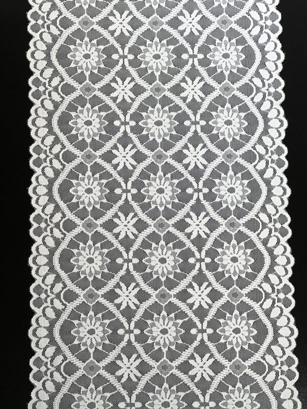 Decorative White Narrow Lingerie Chantilly  Lace Trim