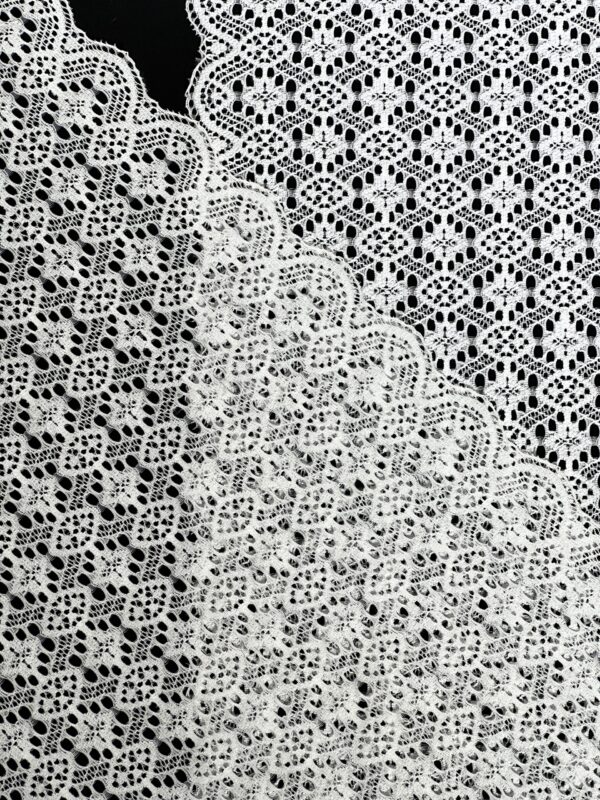 Nylon Spandex Knit Lace Fabric for Bra - Image 4